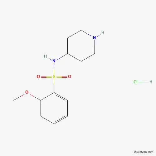 2-METHOXY-N-PIPERIDIN-4-YL-BENZENESULFONAMIDE HCL