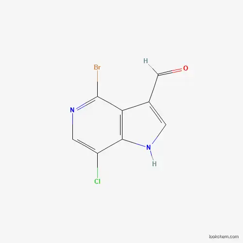 4-BROMO-7-CHLORO-5-AZAINDOLE-3-CARBOALDEHYDE