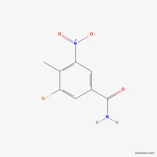 3-Bromo-4-methyl-5-nitrobenzamide