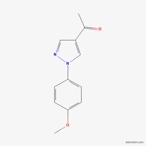 Molecular Structure of 1015846-09-9 (1-[1-(4-Methoxyphenyl)-1H-pyrazol-4-YL]ethanone)