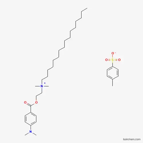 Molecular Structure of 101623-43-2 (Dimethyl paba ethyl cetyldimonium tosylate)