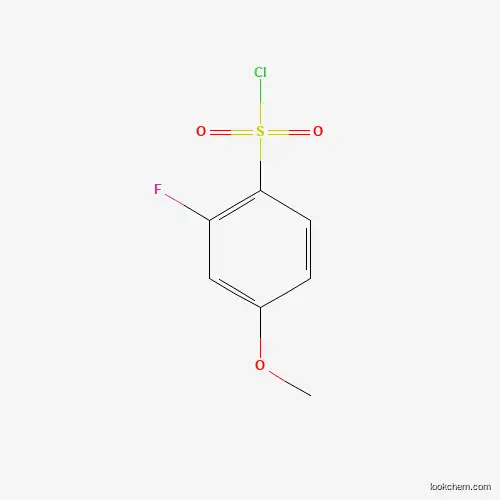 Molecular Structure of 1016516-68-9 (2-Fluoro-4-methoxybenzenesulfonyl chloride)