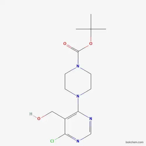 tert-butyl 4-[6-chloro-5-(hydroxymethyl)-4-pyrimidinyl]tetrahydro-1(2H)-pyrazinecarboxylate