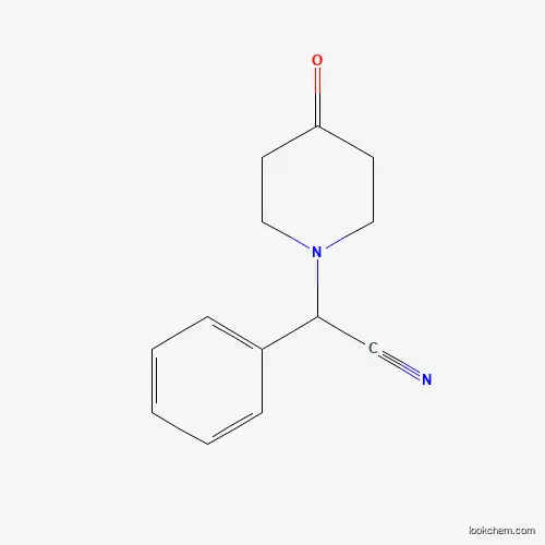 2-(4-oxopiperidin-1-yl)-2-phenylacetonitrile