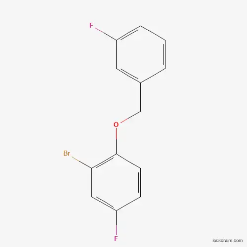 2-브로모-4-플루오로-1-(3-플루오로벤질옥시)벤젠