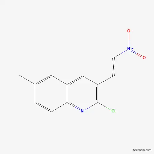 E-2-CHLORO-6-METHYL-3-(2-NITRO)비닐퀴놀린