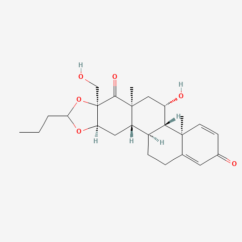 16α,17-[(1RS)-Butylidenebis(oxy)]-11β-hydroxy-17-(hydroxyMethyl)-D-hoMoandrosta-1,4-diene-3,17a-dione (Mixture of DiastereoMers)