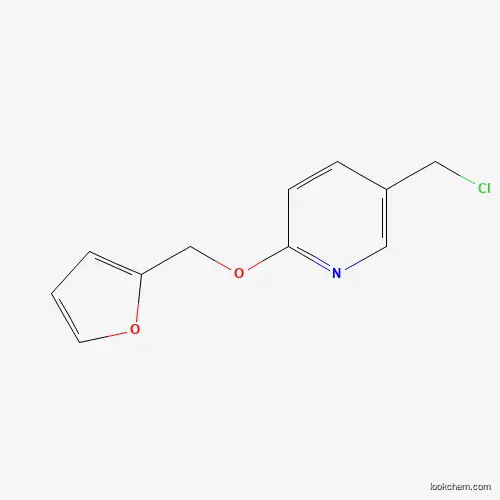5-클로로메틸-2-(푸란-2-일메톡시)-피리딘, 98+% C11H10ClNO2, 분자량 223.66