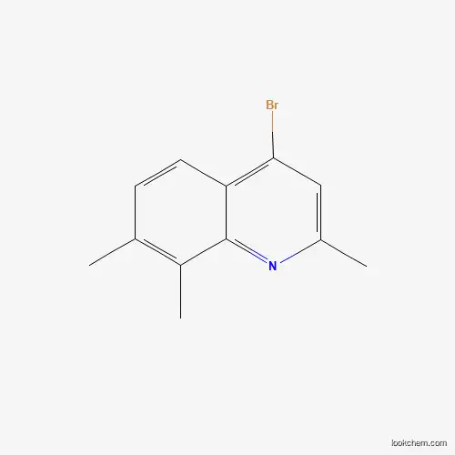 Molecular Structure of 1070879-61-6 (4-Bromo-2,7,8-trimethylquinoline)