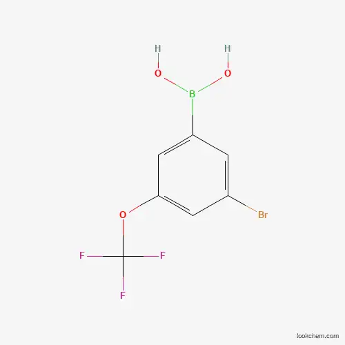 [3-bromo-5-(trifluoromethoxy)phenyl]boronic Acid