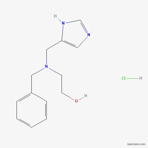 Molecular Structure of 1082734-78-8 (2-(((1H-Imidazol-4-yl)methyl)(benzyl)amino)ethanol hydrochloride)