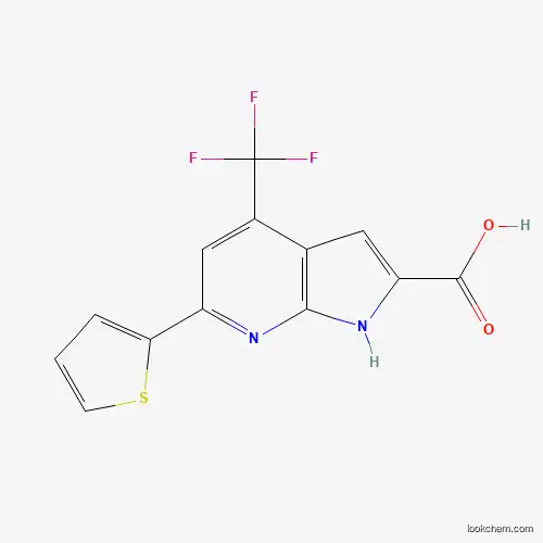 6-(Thien-2-yl)-4-(trifluoromethyl)-7-azaindole-2-carboxylic acid