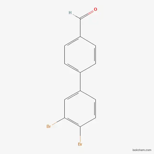 Molecular Structure of 1093758-78-1 (3',4'-Dibromo[1,1'-biphenyl]-4-carbaldehyde)