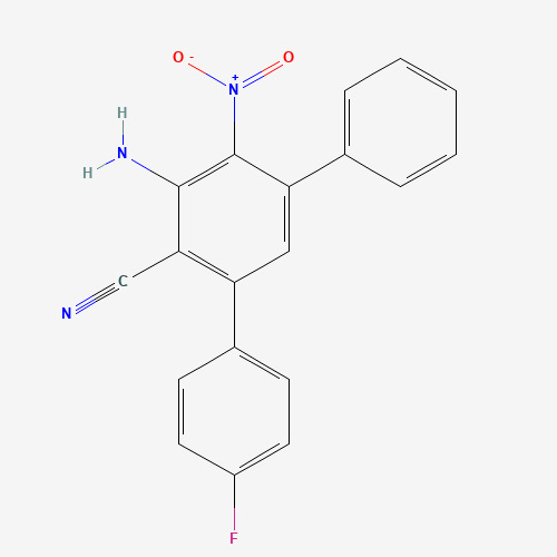 2-amino-4-phenyl-6-(p-fluoro-phenyl)-3-nitrobenzonitrile