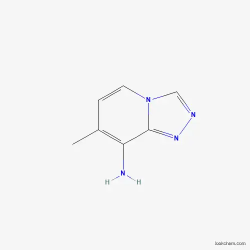 Molecular Structure of 1150617-76-7 (7-Methyl-[1,2,4]triazolo[4,3-a]pyridin-8-amine)