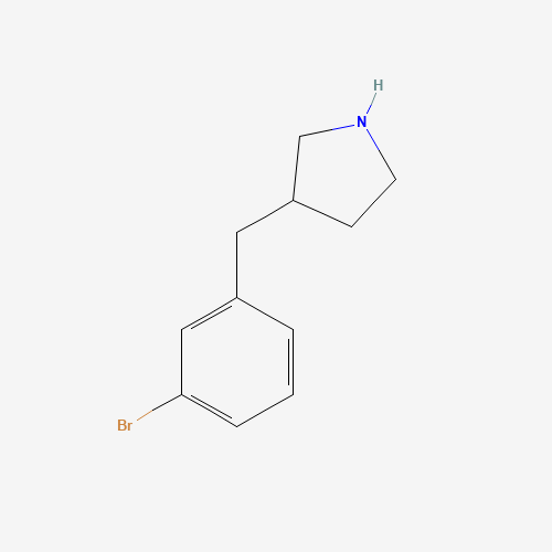 Molecular Structure of 1158764-53-4 (3-(3-Bromobenzyl)pyrrolidine)
