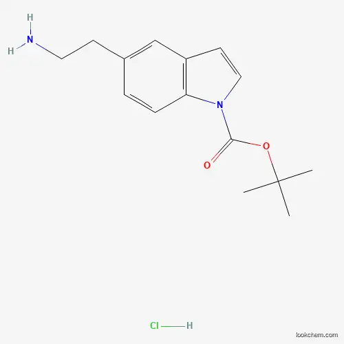 tert-Butyl 5-(2-aminoethyl)-1H-indole-1-carboxylate hydrochloride