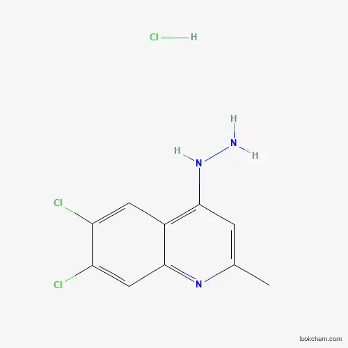 6,7-Dichloro-4-hydrazino-2-methylquinoline hydrochloride