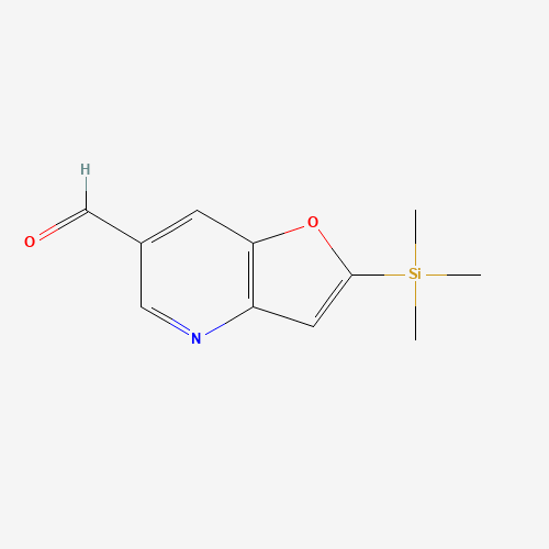 2-(Trimethylsilyl)furo[3,2-b]pyridine-6-carbaldehyde