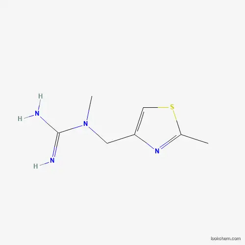 Molecular Structure of 1184920-54-4 (1-Methyl-1-((2-methylthiazol-4-yl)methyl)guanidine)