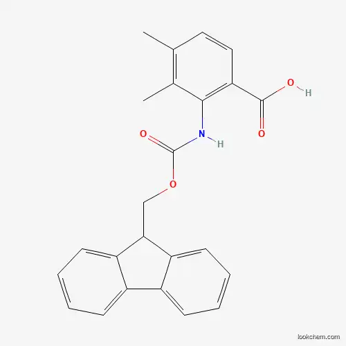 Molecular Structure of 1185302-78-6 (Fmoc-2-amino-3,4-dimethylbenzoic acid)
