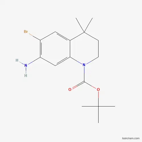 tert-Butyl 7-amino-6-bromo-4,4-dimethyl-3,4-dihydroquinoline-1(2H)-carboxylate