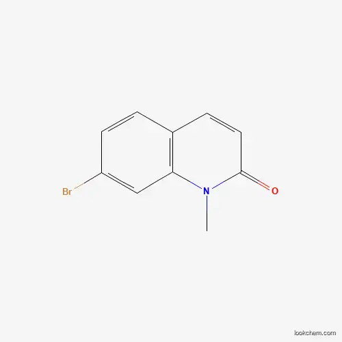 Molecular Structure of 1187933-12-5 (7-Bromo-1-methylquinolin-2(1H)-one)