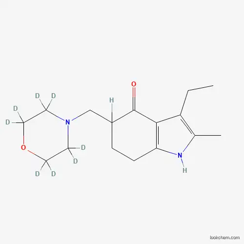 Molecular Structure of 1189805-13-7 (Molindone-d8)