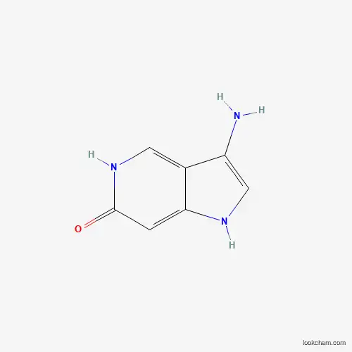 Molecular Structure of 1190316-00-7 (3-Amino-1H-pyrrolo[3,2-c]pyridin-6-ol)