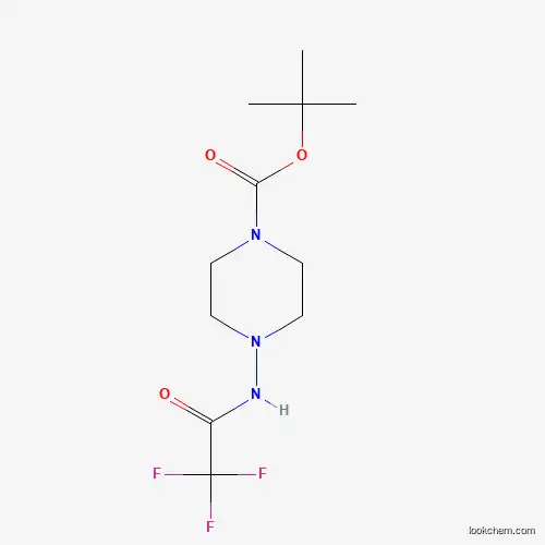 Molecular Structure of 1198286-22-4 (tert-Butyl 4-(2,2,2-trifluoroacetamido)piperazine-1-carboxylate)