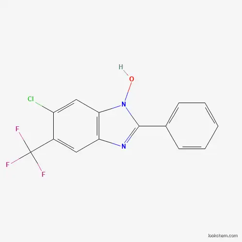 6-chloro-2-phenyl-5-(trifluoromethyl)-1H-1,3-benzimidazol-1-ol