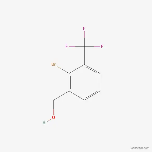 Molecular Structure of 1214330-94-5 ((2-Bromo-3-(trifluoromethyl)phenyl)methanol)
