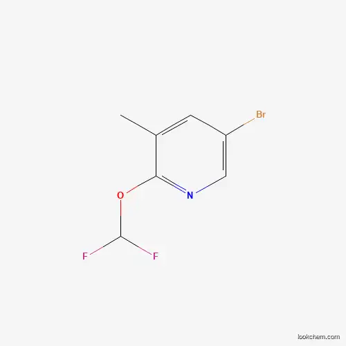 5-bromo-2-(difluoromethoxy)-3-methyl-pyridine