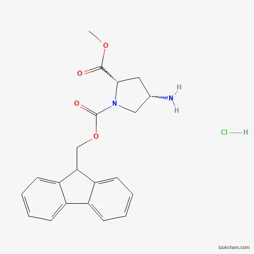(2S,4S)-1-Fmoc-4-amino Pyrrolidine-2-carboxylic acid methylester hydrochloride