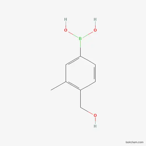 Molecular Structure of 1218790-88-5 (4-Hydroxymethyl-3-methylphenylboronic acid)