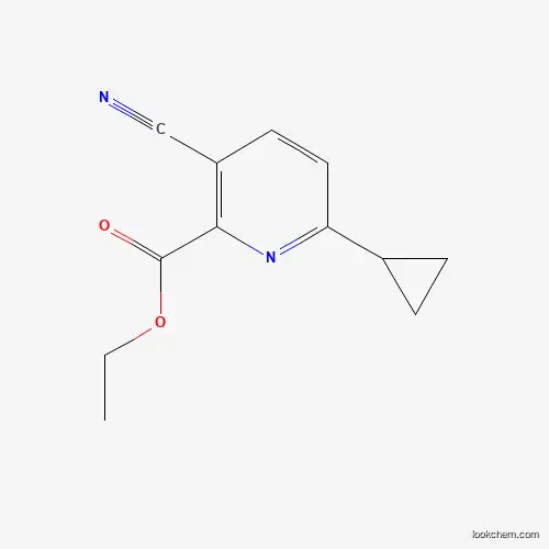 Ethyl 3-cyano-6-cyclopropyl-2-pyridinecarboxylate