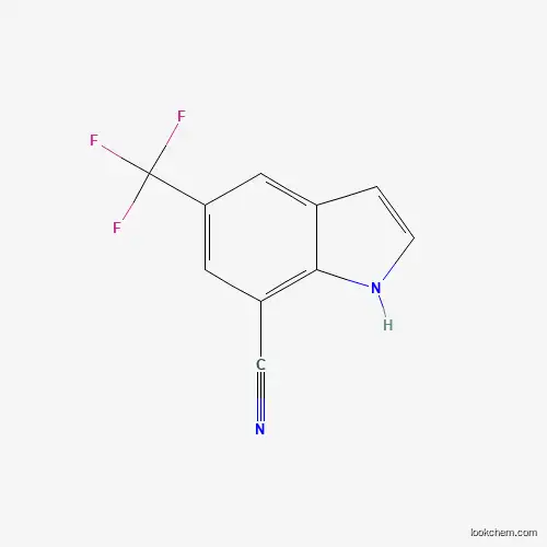 5-(Trifluoromethyl)-1H-indole-7-carbonitrile