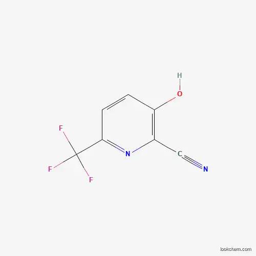 Molecular Structure of 1227582-76-4 (3-Hydroxy-6-(trifluoromethyl)picolinonitrile)