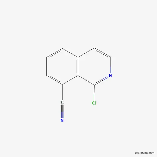 Molecular Structure of 1231761-24-2 (1-Chloroisoquinoline-8-carbonitrile)