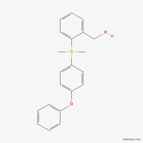 Molecular Structure of 1244855-74-0 ({2-[Dimethyl(4-phenoxyphenyl)silyl]phenyl}methanol)