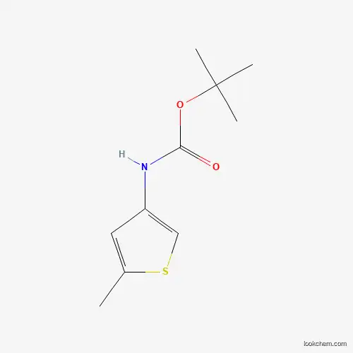 Molecular Structure of 1251734-12-9 (tert-Butyl (5-methylthiophen-3-yl)carbamate)