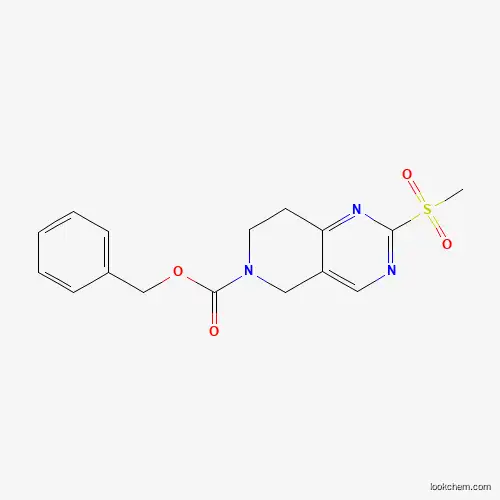 Benzyl 2-(methylsulfonyl)-7,8-dihydropyrido[4,3-d]pyrimidine-6(5H)-carboxylate