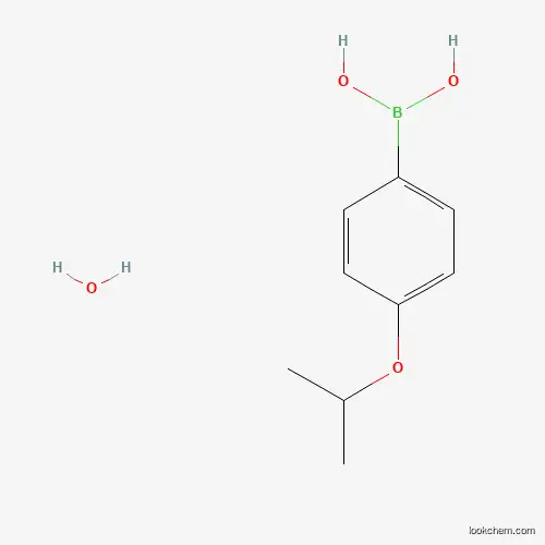 Molecular Structure of 1256355-64-2 (4-Isopropoxyphenylboronic acid, hydrate)