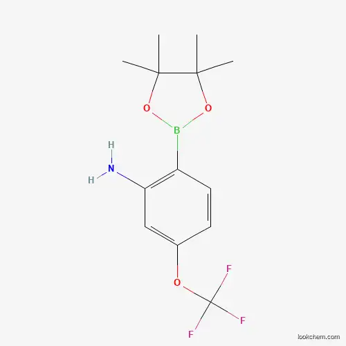 2-Amino-4-trifluoromethoxyphenylboronic acid pinacol ester