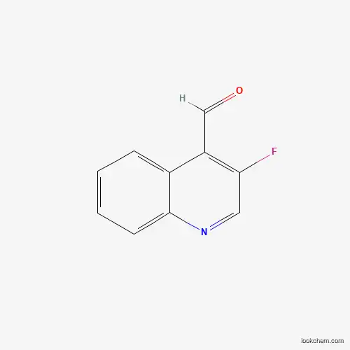 Molecular Structure of 1261269-78-6 (3-Fluoroquinoline-4-carbaldehyde)