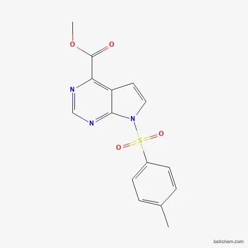 Methyl 7-tosyl-7H-pyrrolo[2,3-d]pyrimidine-4-carboxylate