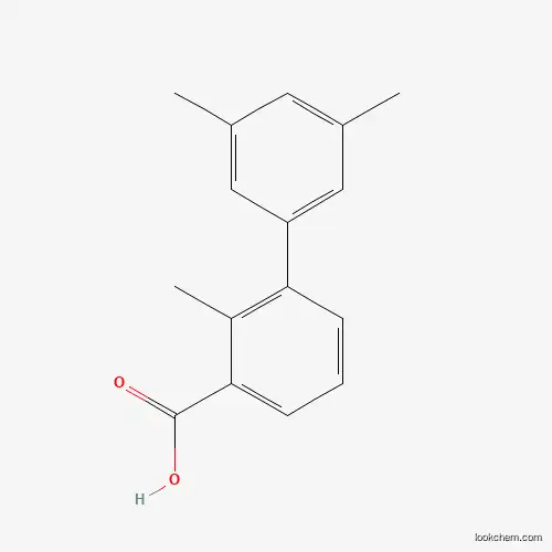 Molecular Structure of 1261892-78-7 (3-(3,5-Dimethylphenyl)-2-methylbenzoic acid)