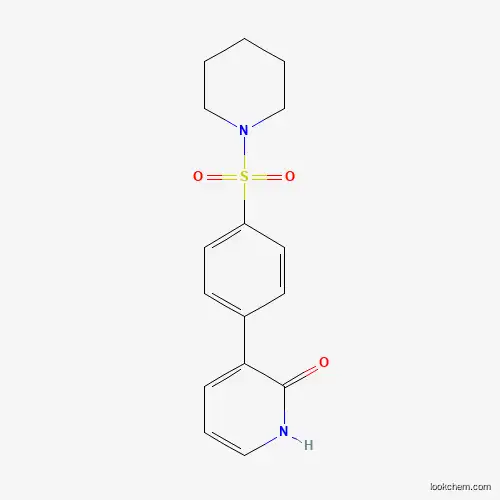 Molecular Structure of 1261940-82-2 (2-Hydroxy-3-[4-(piperidin-1-ylsulfonyl)phenyl]pyridine)