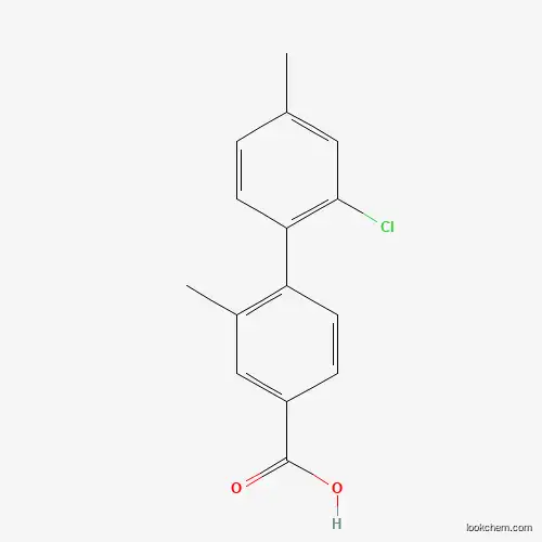 4-(2-Chloro-4-methylphenyl)-3-methylbenzoic acid