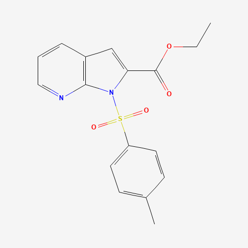 Molecular Structure of 1265235-20-8 (Ethyl 1-tosyl-1H-pyrrolo[2,3-b]pyridine-2-carboxylate)